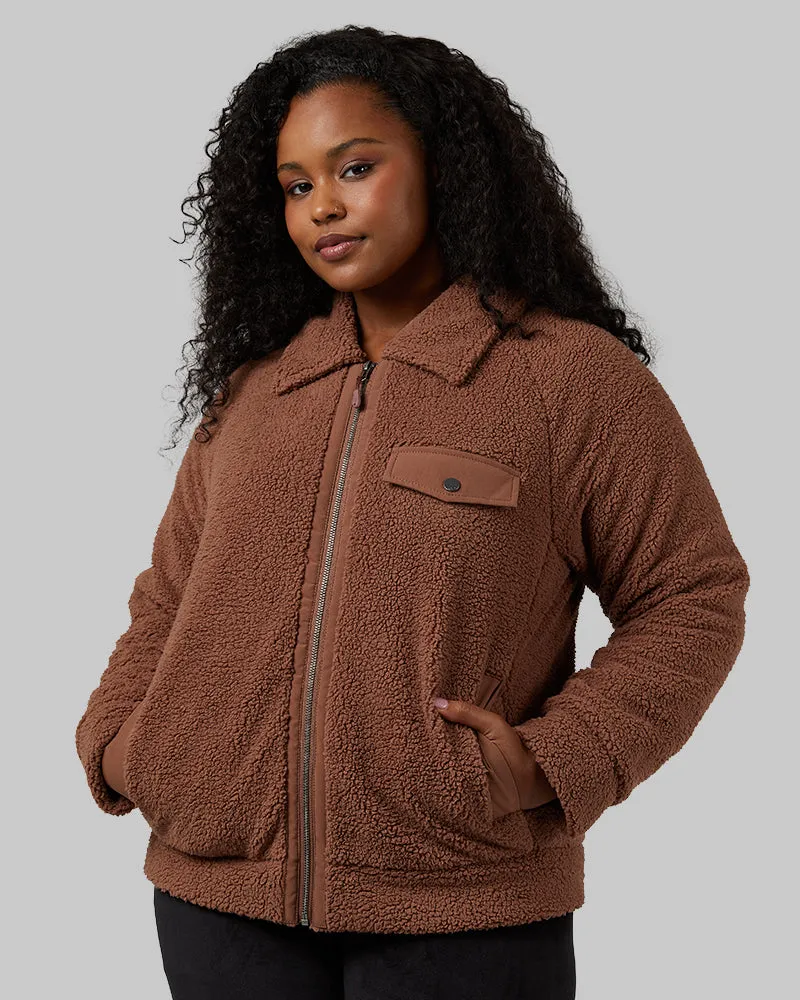 WOMEN'S TEDDY SHERPA JACKET